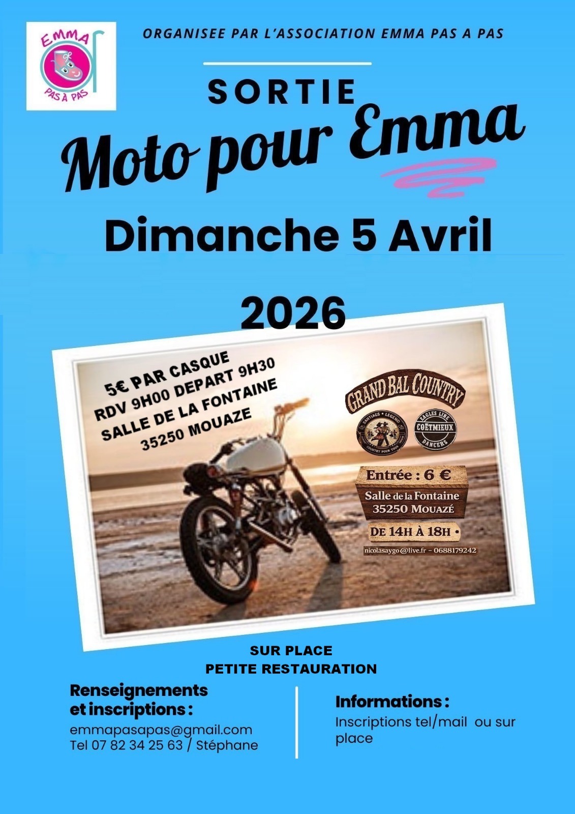 Emma 2026 Affiche balade moto V2